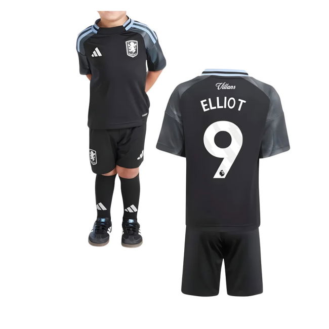 Official 2025-2026 Aston Villa Away With Vintage Design