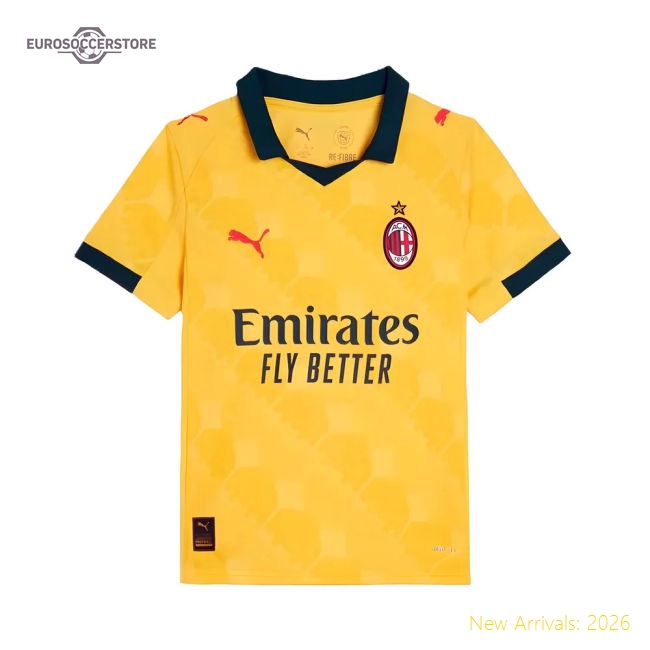 2025-2026 Football Team Kids Gentle Jersey Rafa Leao Climacool