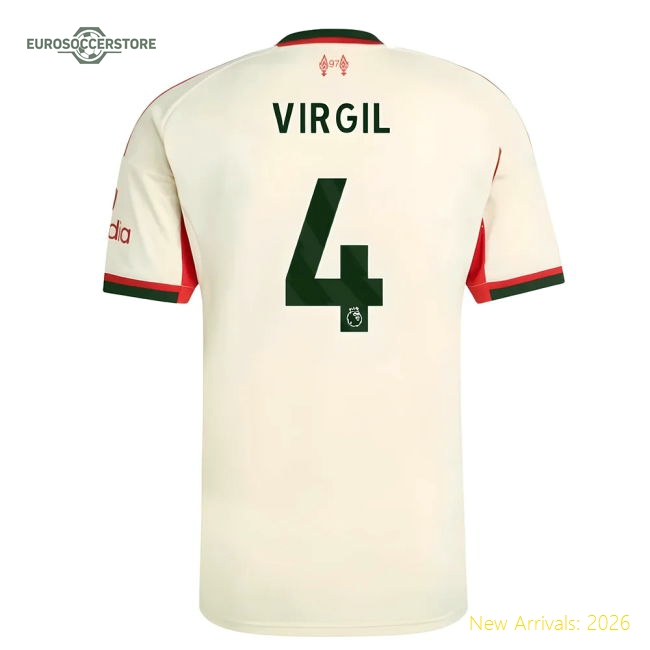 2025-2026 Liverpool Kids Kid-approved Virgil Jersey Drycell