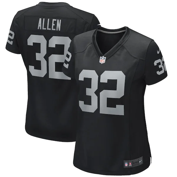 None Marcus Allen Game Jersey - Black | NFL Player Jersey | NFL Footba