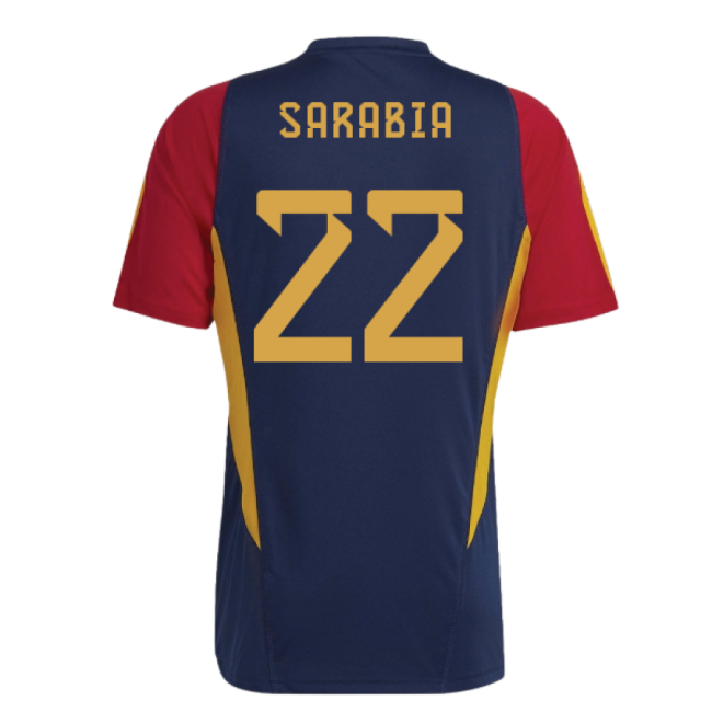 2022-2023 Spain Training Jersey (Navy) (Sarabia 22)