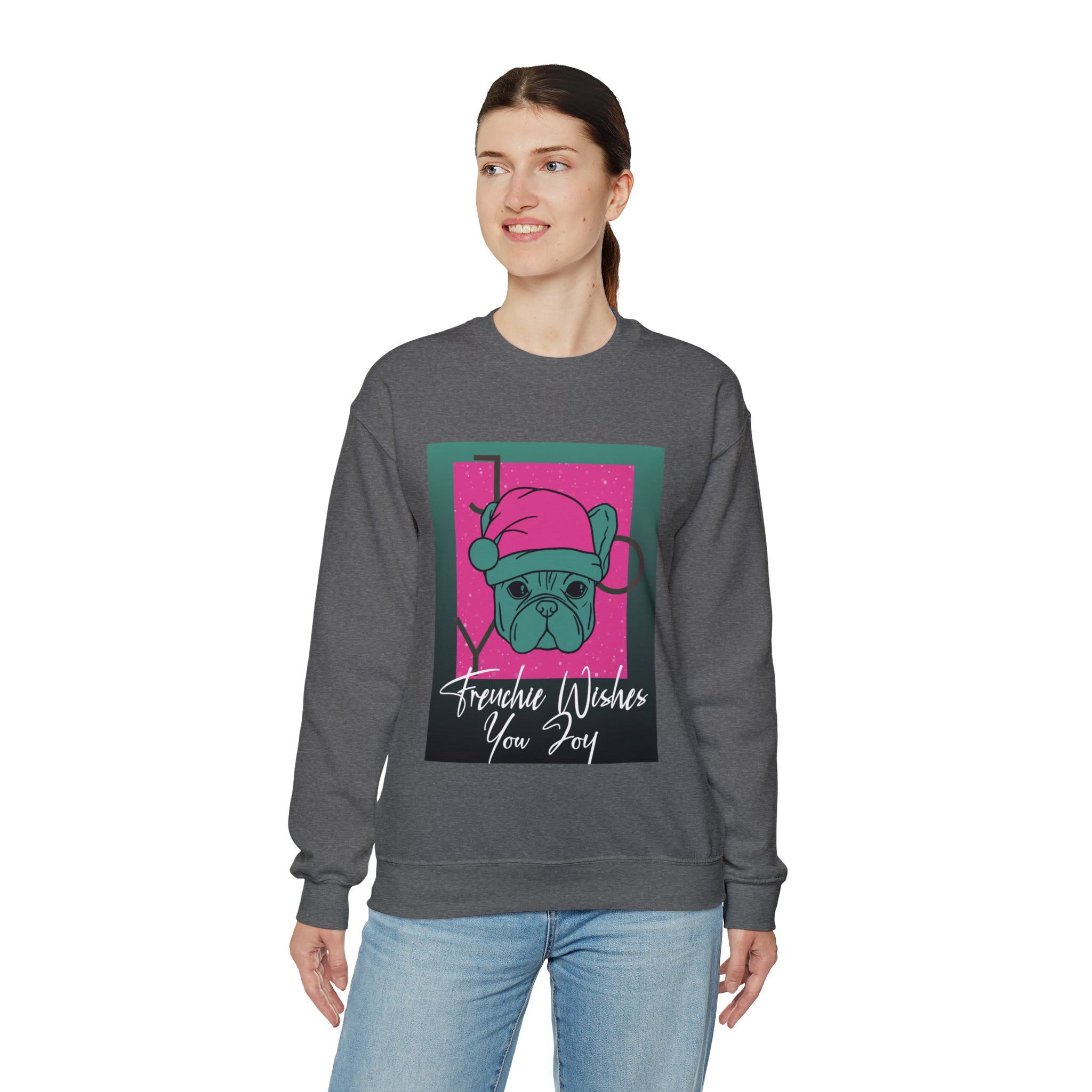Wish Sweater - Frenchie Lover Unisex Sweatshirt Frenchie Themed Wear
