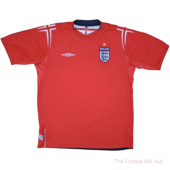 England 2004-06 Away Umbro Shirt (M) (Excellent) (Hargreaves 18)