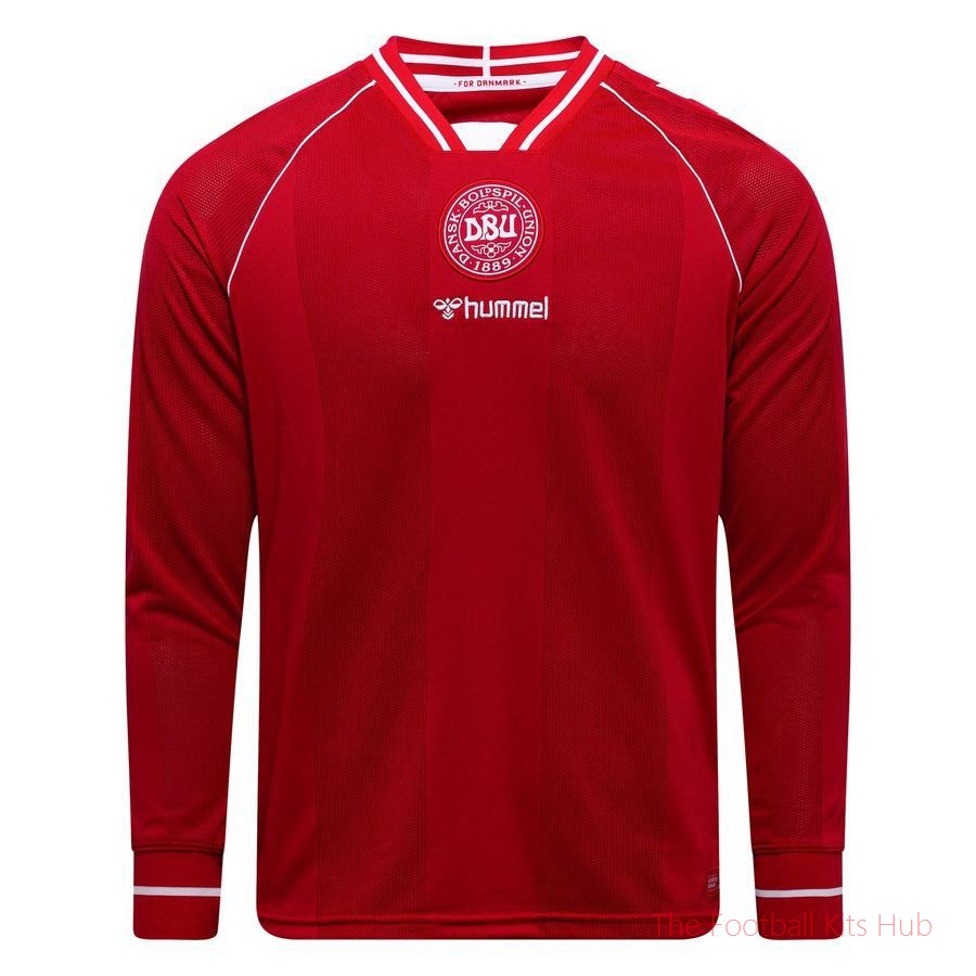 Denmark Home Shirt 2026/27 Kids Long Sleeves