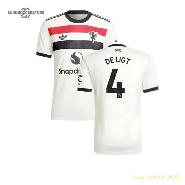 Superior 2024-2025 Man Utd Authentic Third Shirt (de Ligt 4)