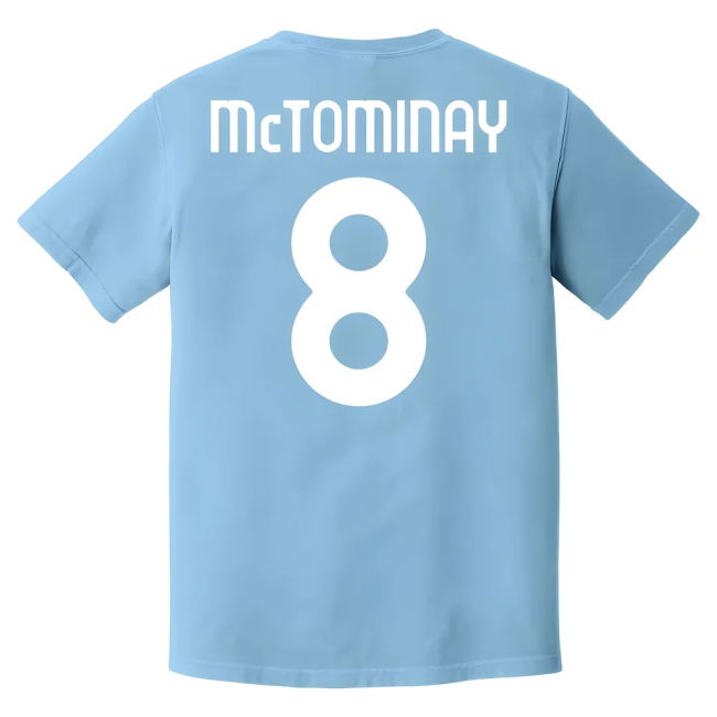 Napoli Champions Scott McTominay football T-Shirt