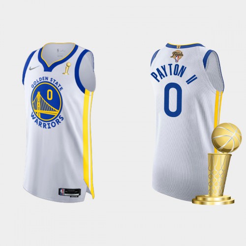 Gary #0 GSW Authentic Style NBA Team Jersey Basketball