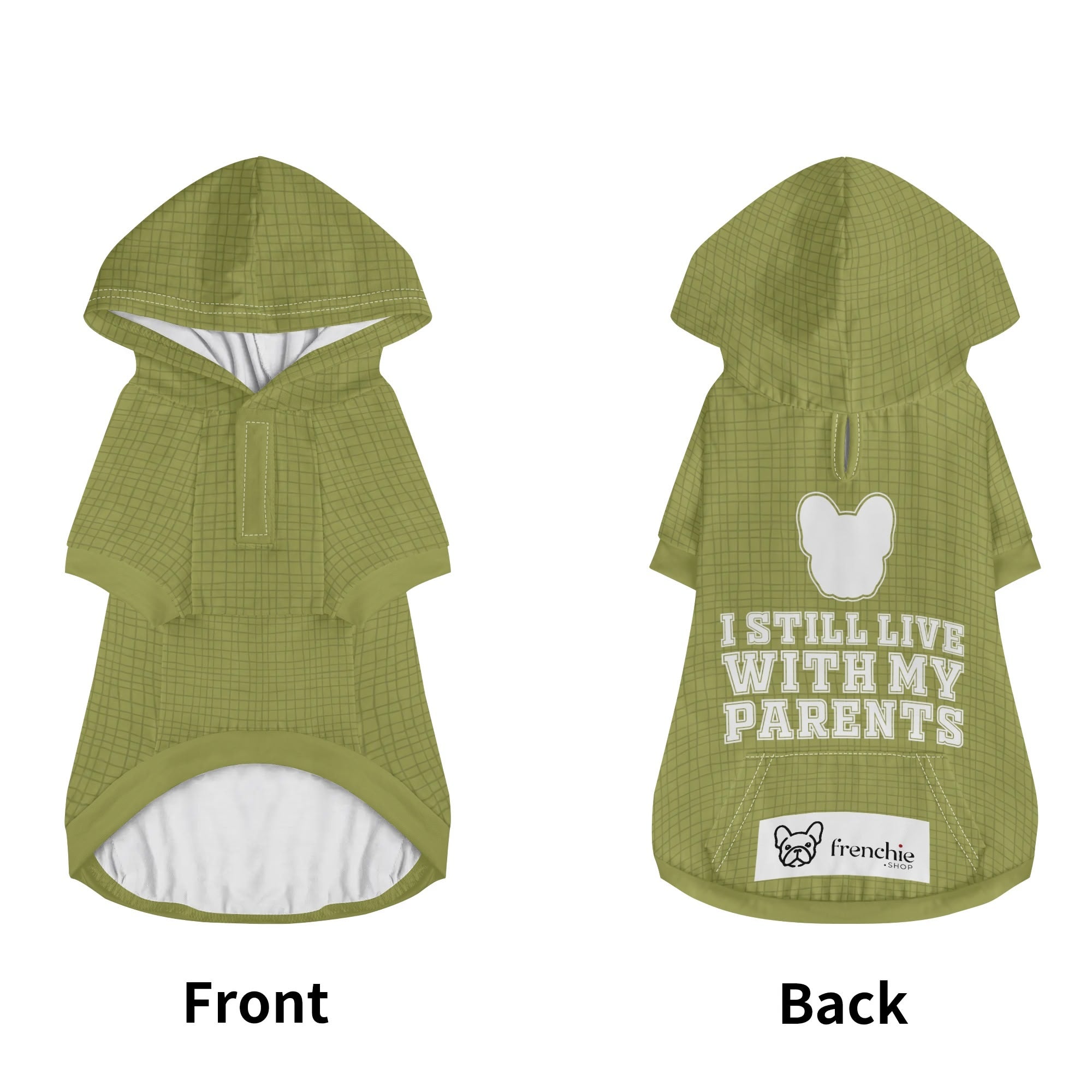 I Still Live With My Parents - Hoodies for French Bulldog | Frenchie Shop Original