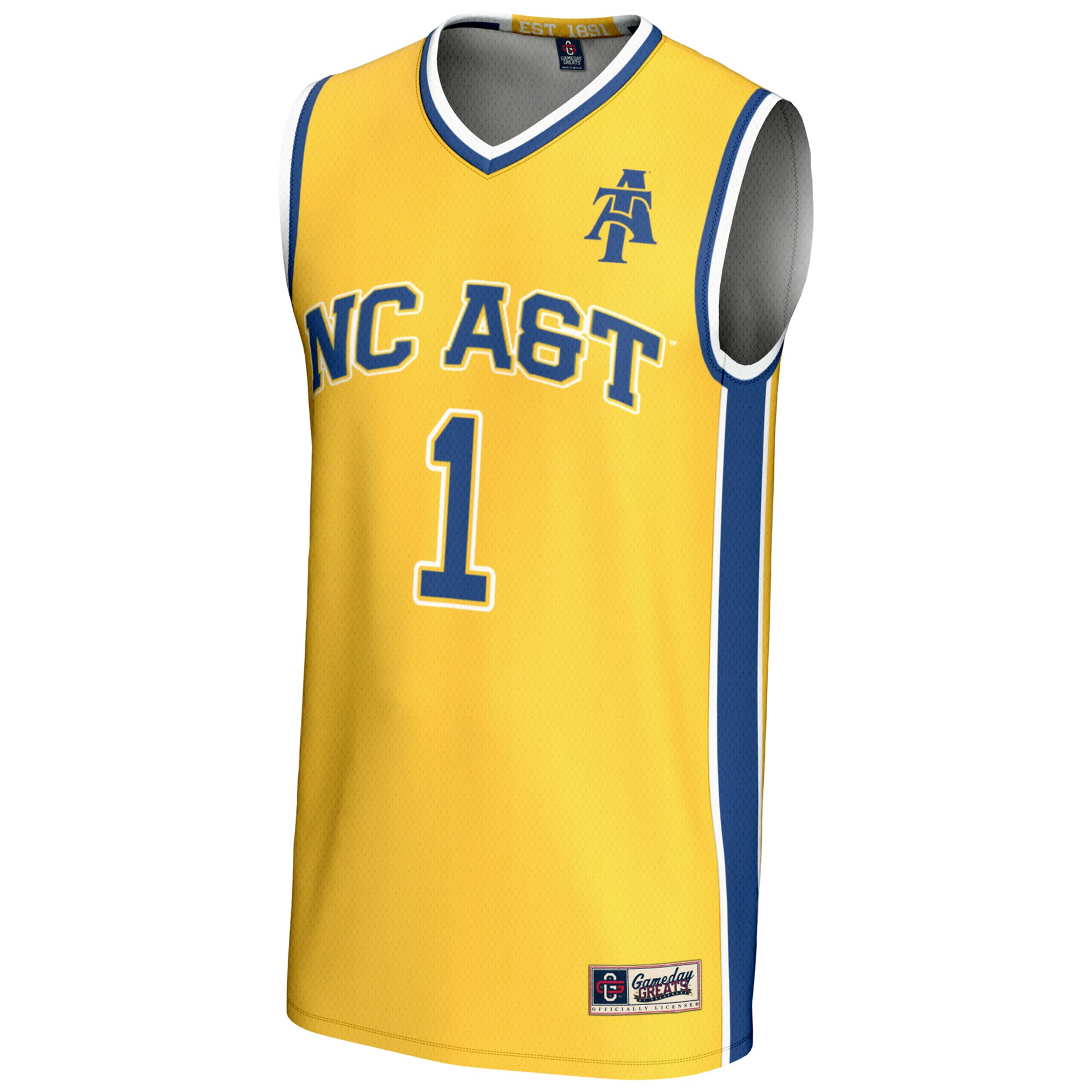 [DDG] North Carolina A&T Aggies GameDay Greats Youth Lightweight Basketball Jersey - Gold