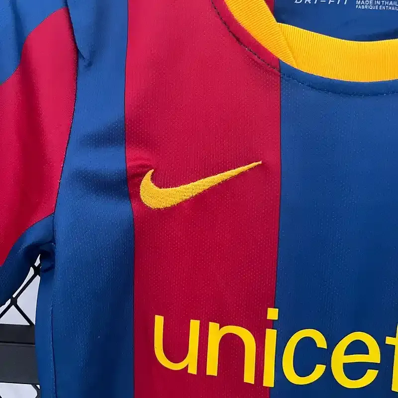 Cheap 2010-2011 Kids Barcelona Jersey retro kit