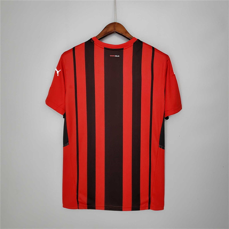 AC Milan 21-22 Home Red Soccer Jersey Football Shirt - Official