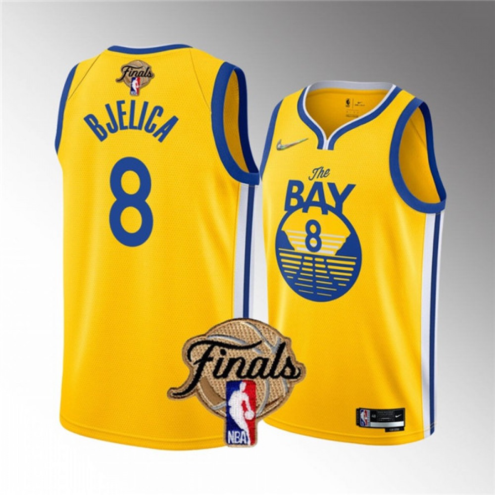 Limited Edition Jersey Golden State Warriors 8 - Yellow - Game Day Essential