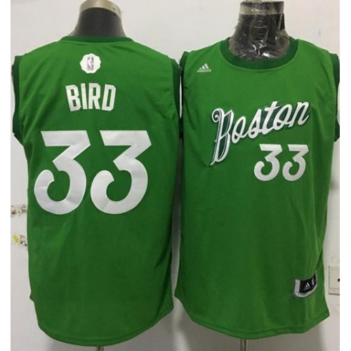 Green Boston Celtics #33 Celtics Jersey - Fabric Basketball Jersey