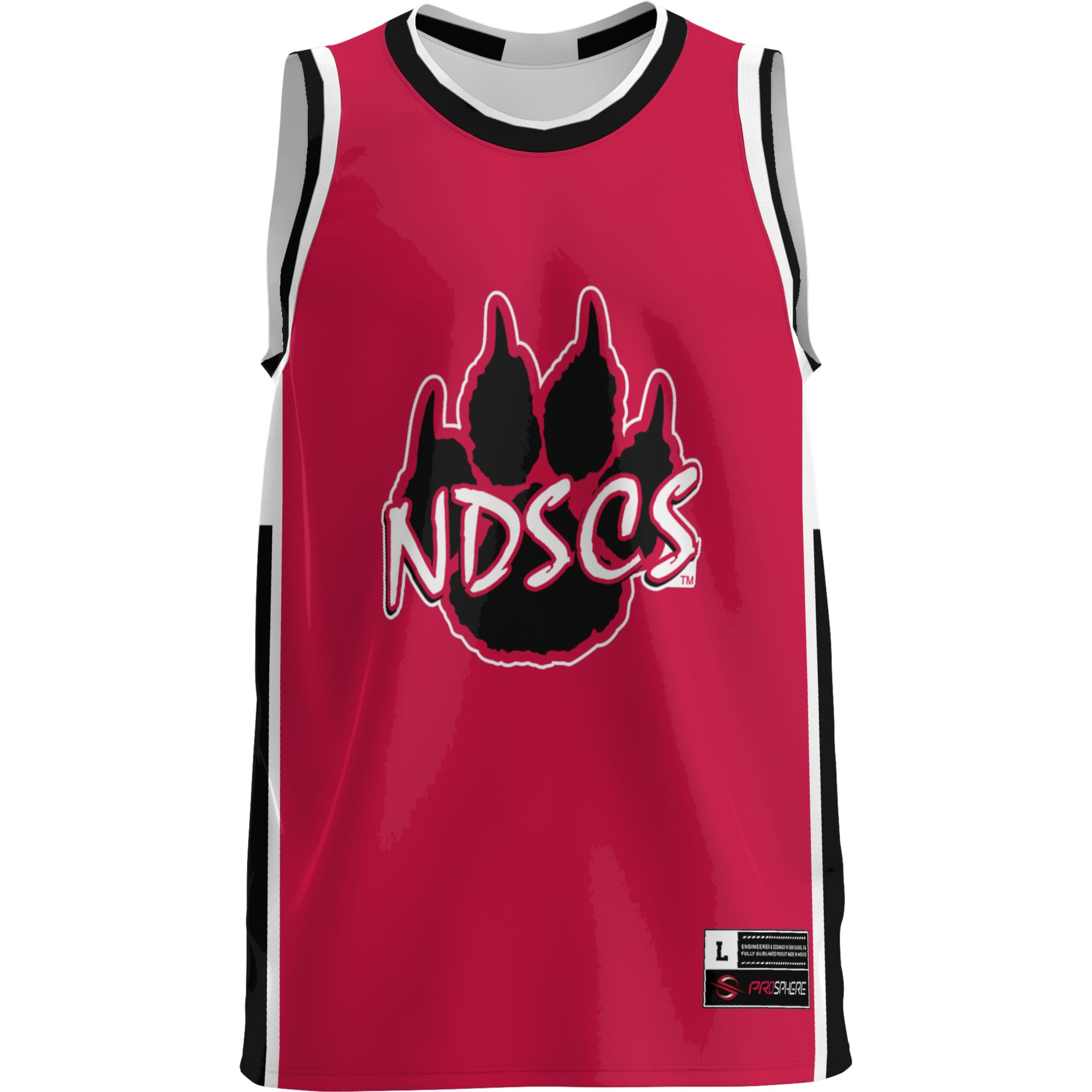[DDG] North Dakota College Wildcats GameDay Greats Lightweight Basketball Jersey - Red