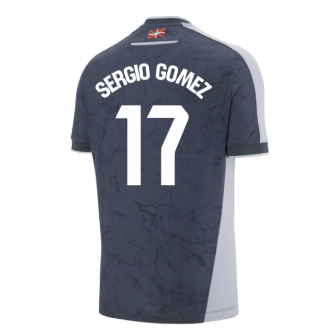 2025-2026 Real Sociedad Away Football Shirt (Sergio Gomez 17)