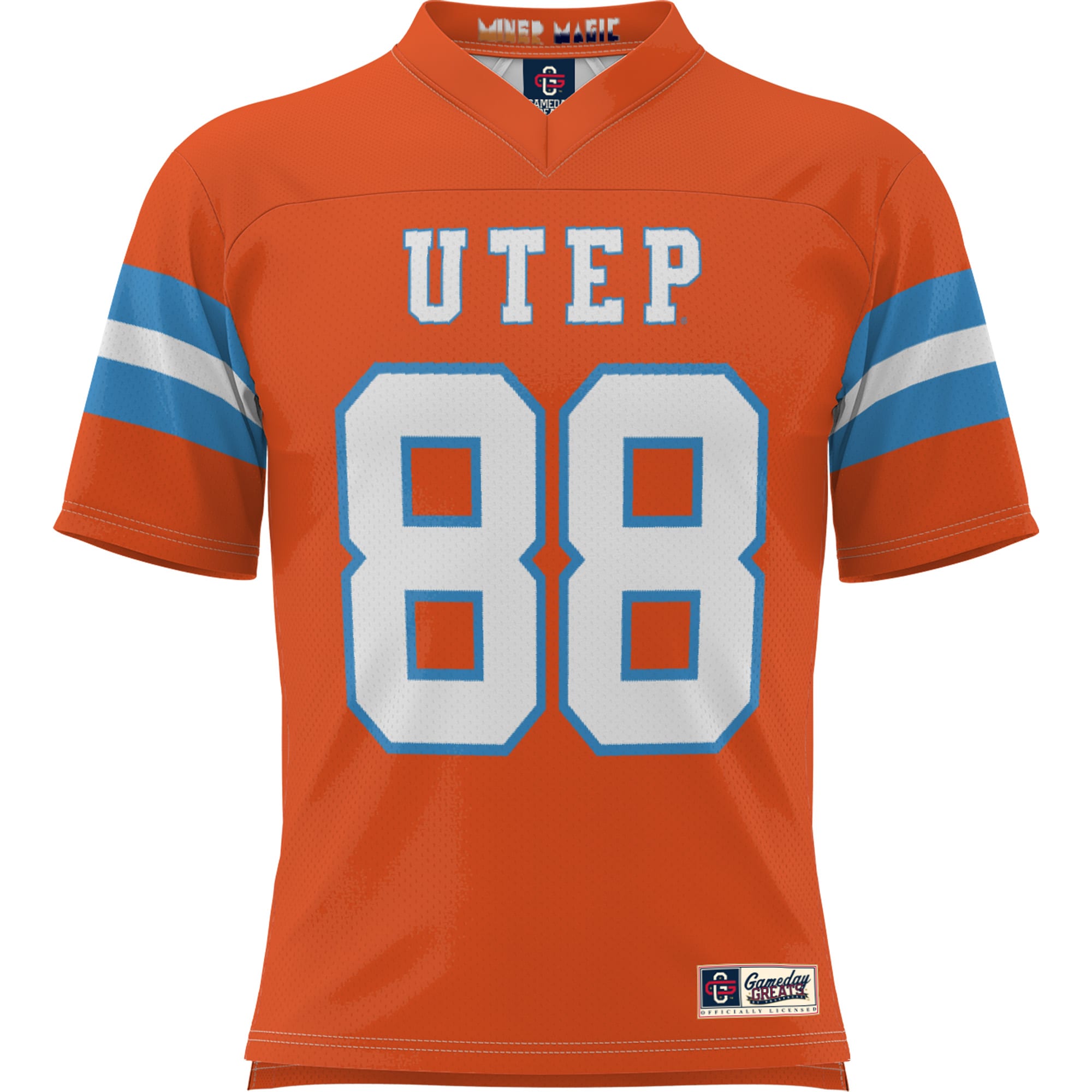 #88 UTEP Miners GameDay Greats Throwback 2026 Season Football Jersey - Orange