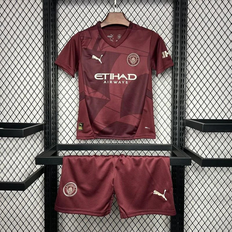 Elite Series Man City Kids Manchester City 2425 Third Kit ShirtShorts