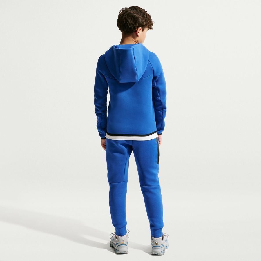 [EFKS] 2026 France Hoodie NSW Tech Fleece FZ World Cup Game Royal/Metallic Copper Kids