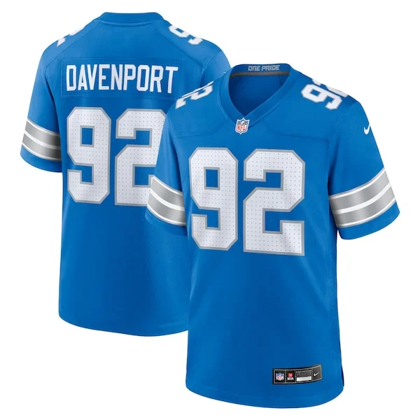 None Marcus Davenport Game Jersey - Blue | NFL Player Jersey