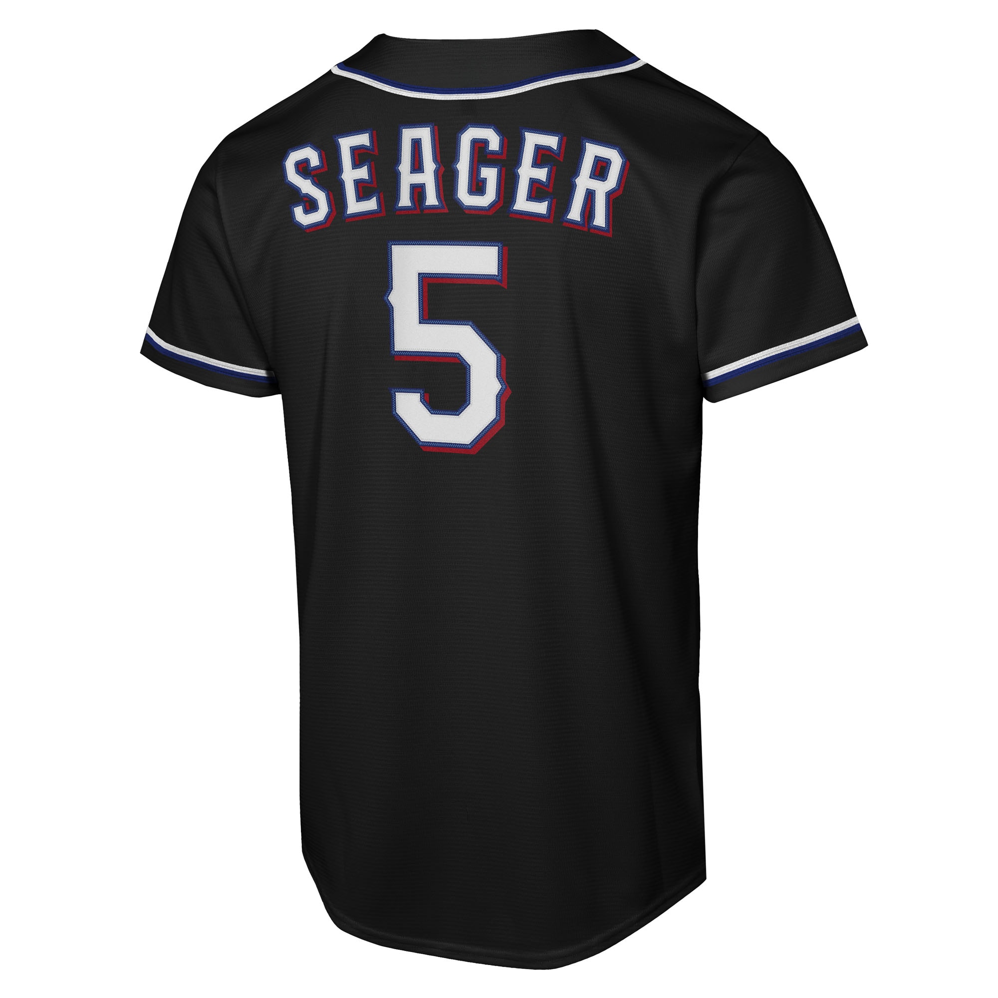 [SJH] Corey Seager Texas Rangers Youth Fashion Replica Player Jersey - Black