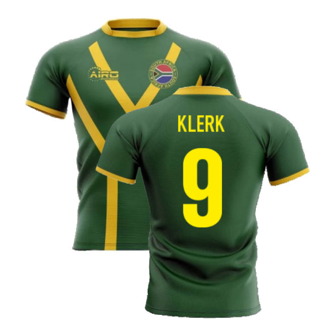 2025-2026 South Africa Springboks Flag Concept Rugby Shirt (Klerk 9)