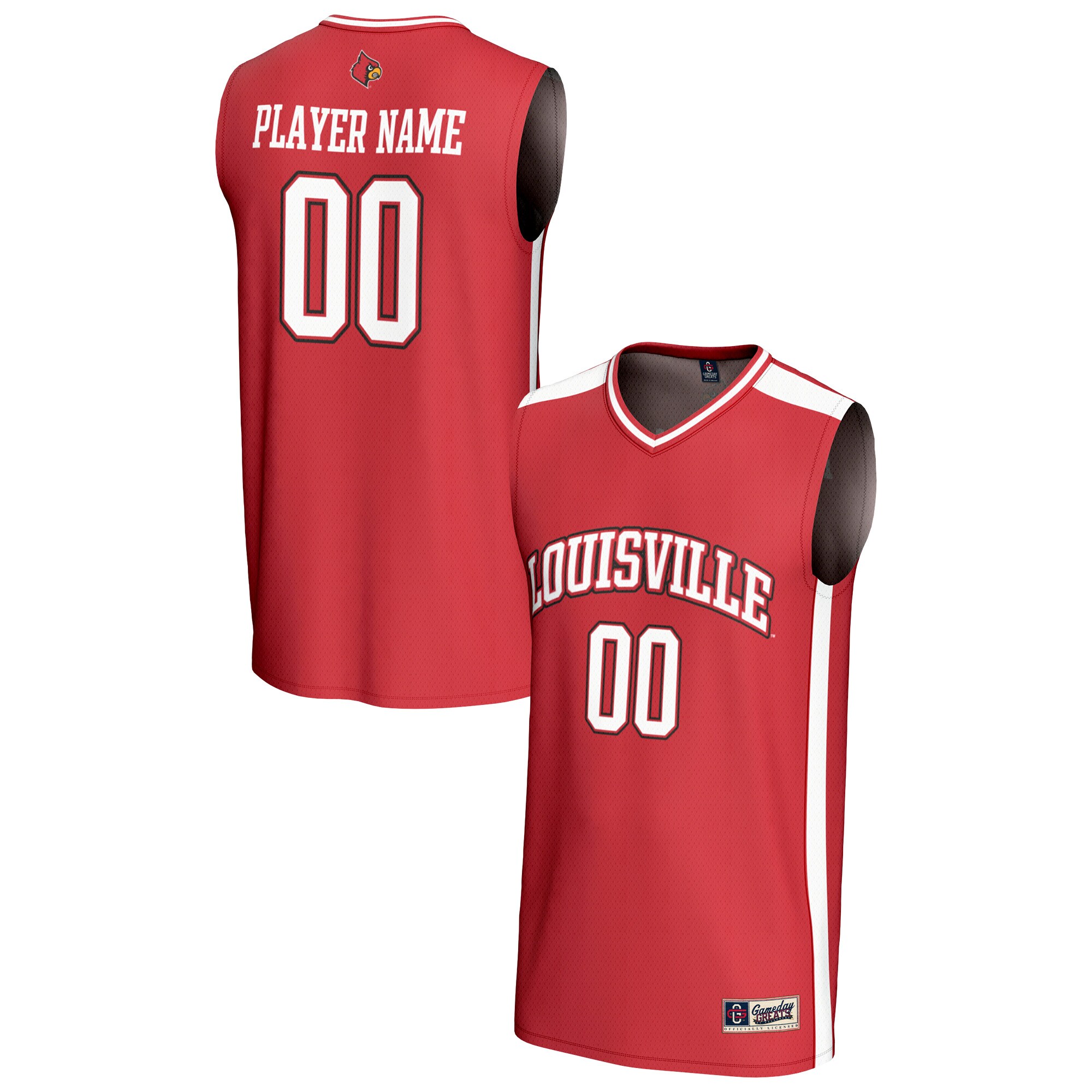 [DDG] Louisville Cardinals GameDay Greats Unisex NIL Lightweight Men's Basketball Fashion Jersey - Red