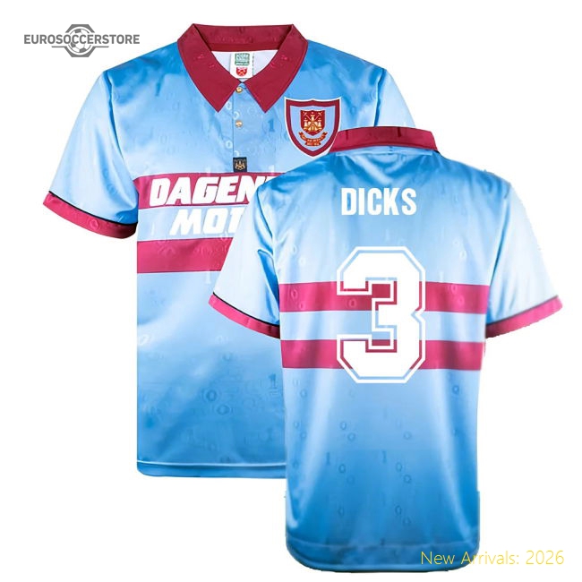 1995-1996 West Ham Away Retro Shirt (dicks 3) - Collectors Item
