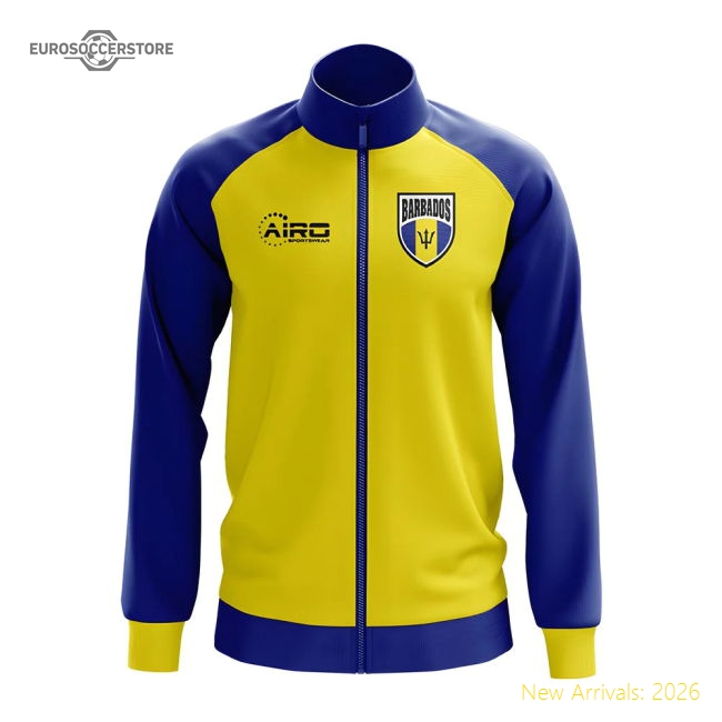 Barbados Concept Football Track Jacket (Yellow) - Kids