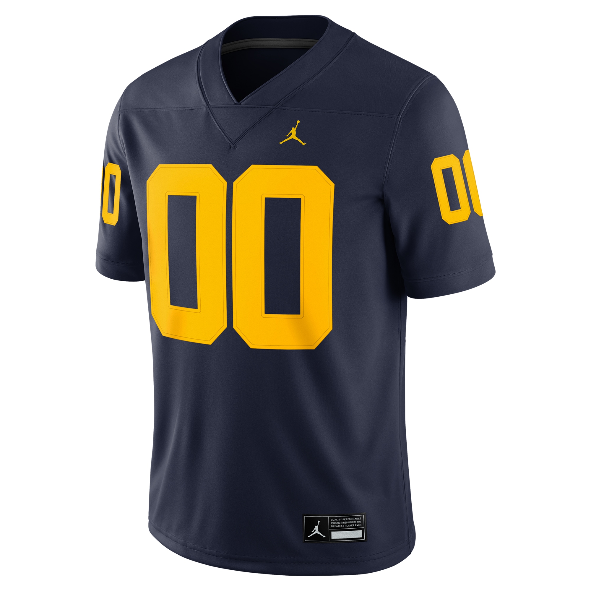 Michigan Wolverines Custom Football Game Jersey - Jordan Brand