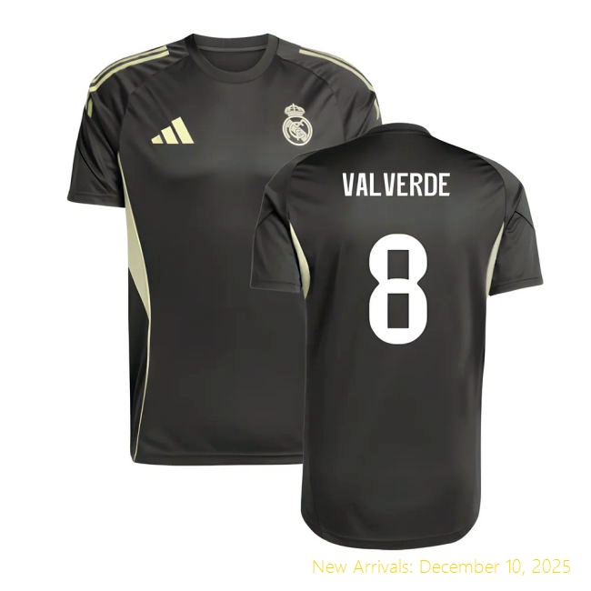 2025-2026 Real Madrid Training Jersey - Authentic Kit (Valverde 8)
