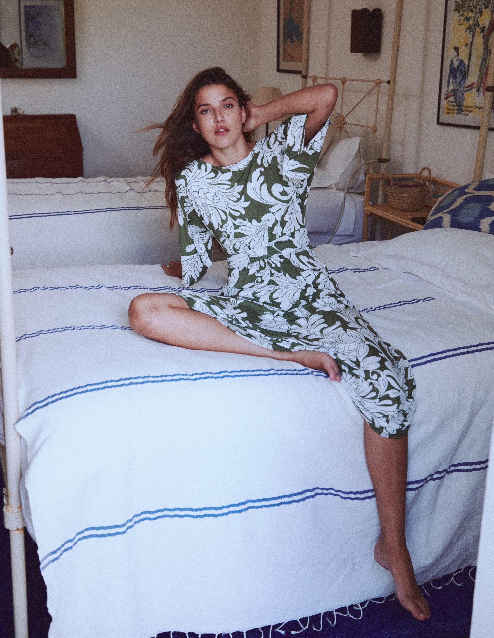 Imelda Kimono Jersey Dress