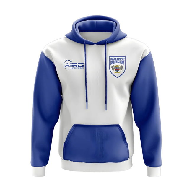 Jersey Saint Barthelemy Concept Country Football Hoody (White)