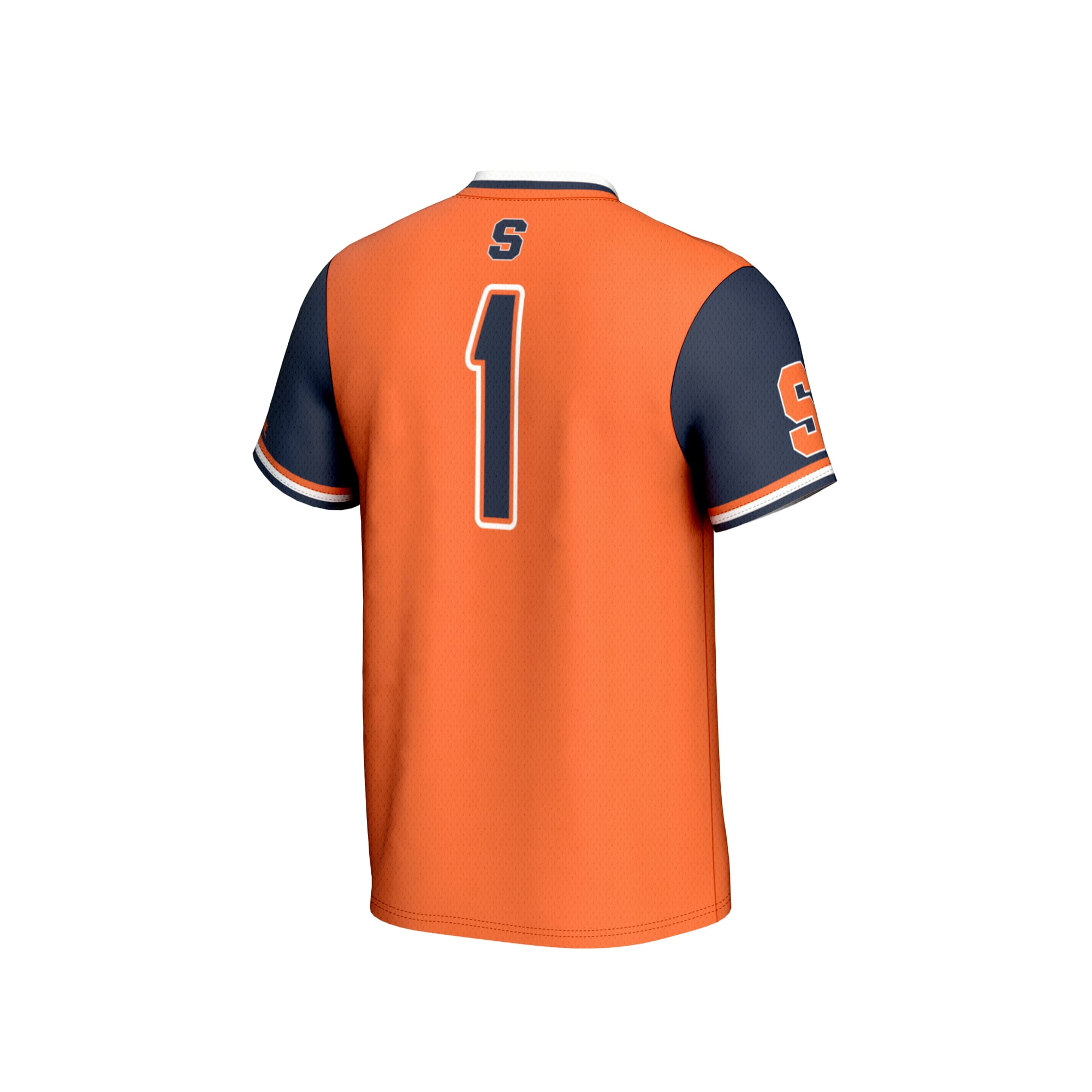 #1 Syracuse Orange GameDay Greats Youth Lightweight Collegiate Softball Fashion Jersey - Orange