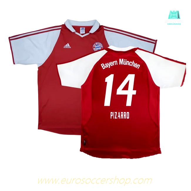 Bayern Munich 2003-04 Home Shirt ((Excellent) XL) (Pizarro 14)