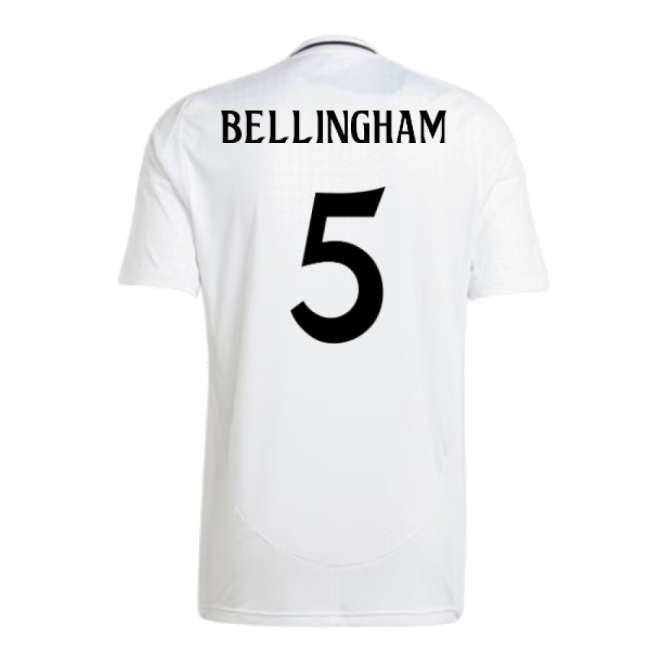 Top-Quality 2024-2025 Real Madrid Home Shirt (Bellingham 5)