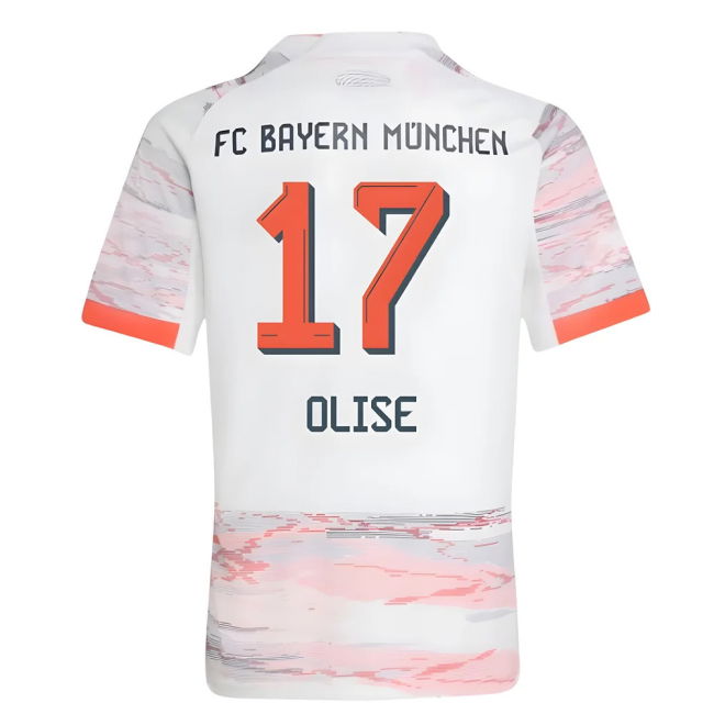 2025-2026 Away Shirt by Bayern Munich (Junior