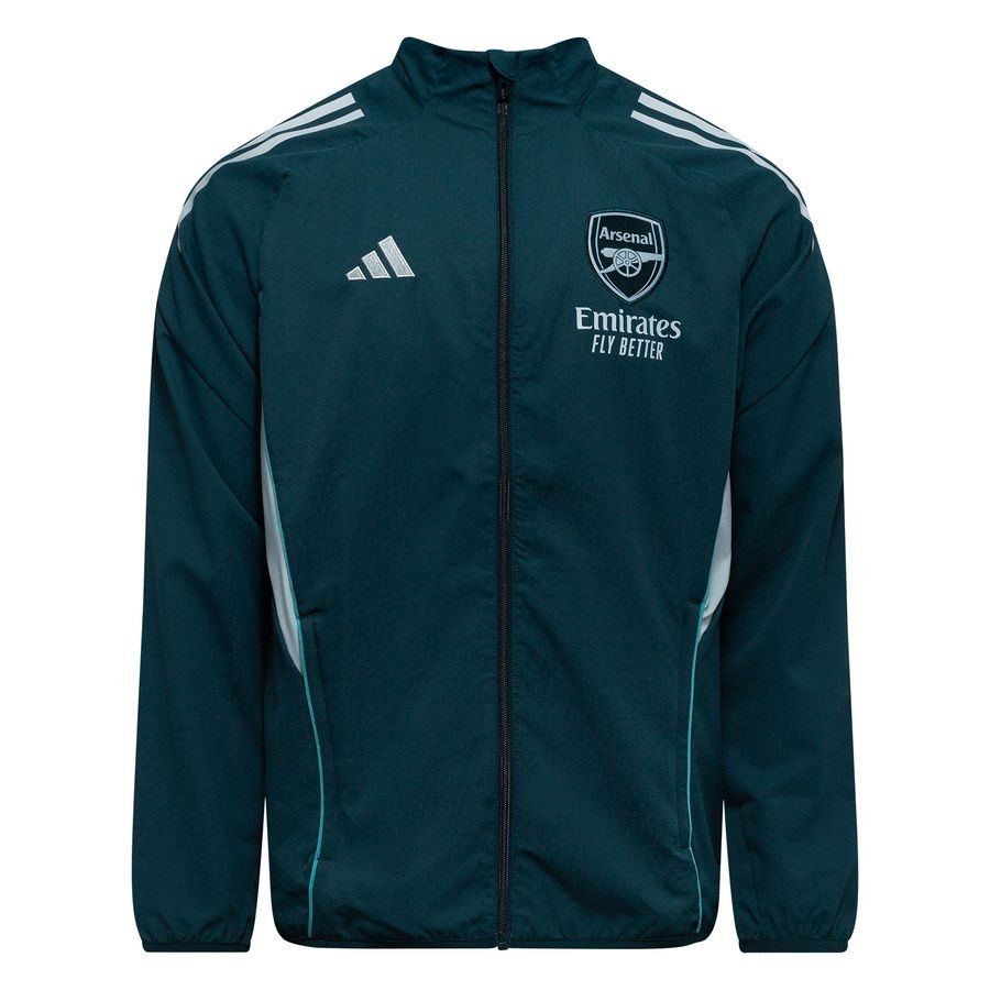 Arsenal Training Travel Jacket Presentation Tiro 25 Aurora Ivy