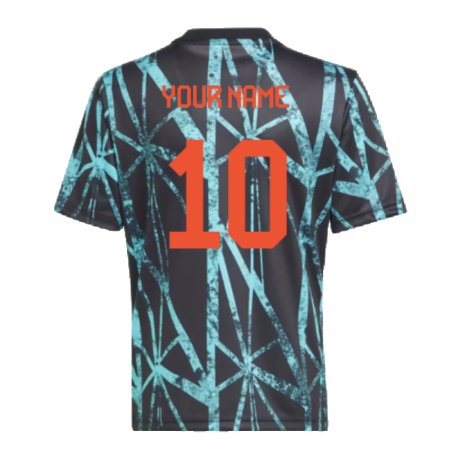 Match-Day 2024-2025 Bayern Munich Pre-Match Shirt (Black) - Kids (Your