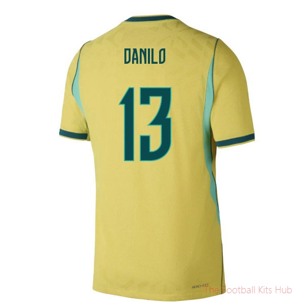Brazil Aero-FIT Shirt 2026-2027 Player Issue Danilo #13 Country