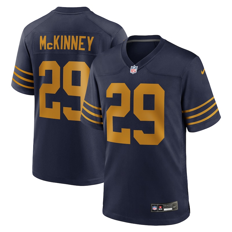 None Xavier McKinney Pro Bowl GB Packers Elite Jersey Football Apparel