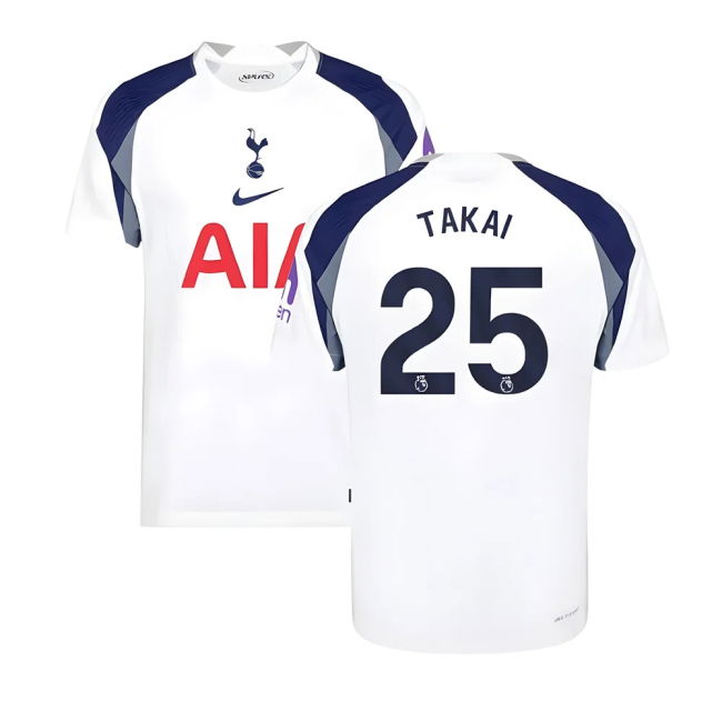 2025-2026 Tottenham Hotspur Authentic Home Kit (Takai 25)