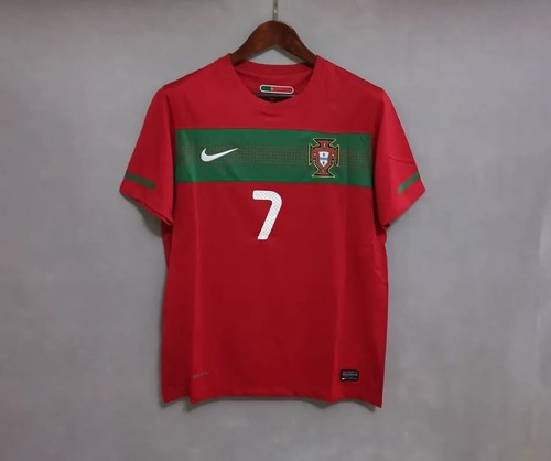 Premium 2010 Portugal Jersey Home World Cup With Vintage Design -