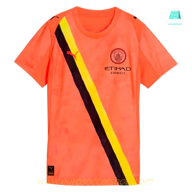 2025-2026 Manchester City CWC Goalkeeper Shirt (Neon Sun) - Womens