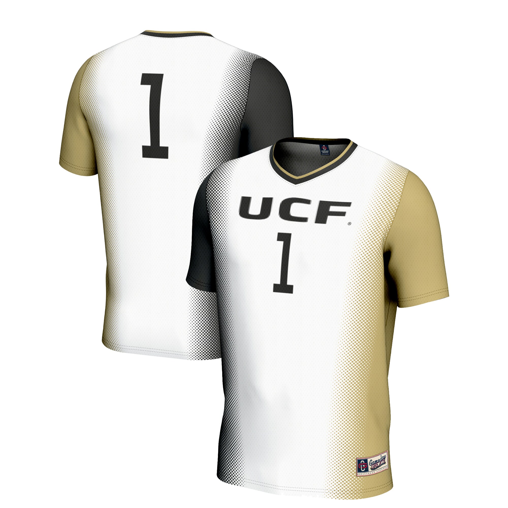 [SJH] UCF Knights GameDay Greats Unisex Lightweight Women's Soccer Jersey - White
