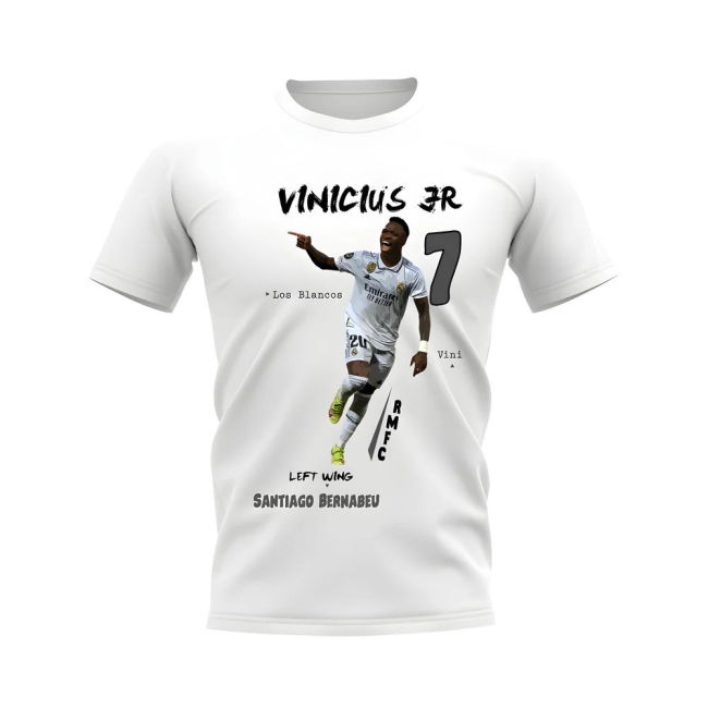 Vinicius Jr Real Madrid Graphic T-Shirt - Stadium - Pro- Smart