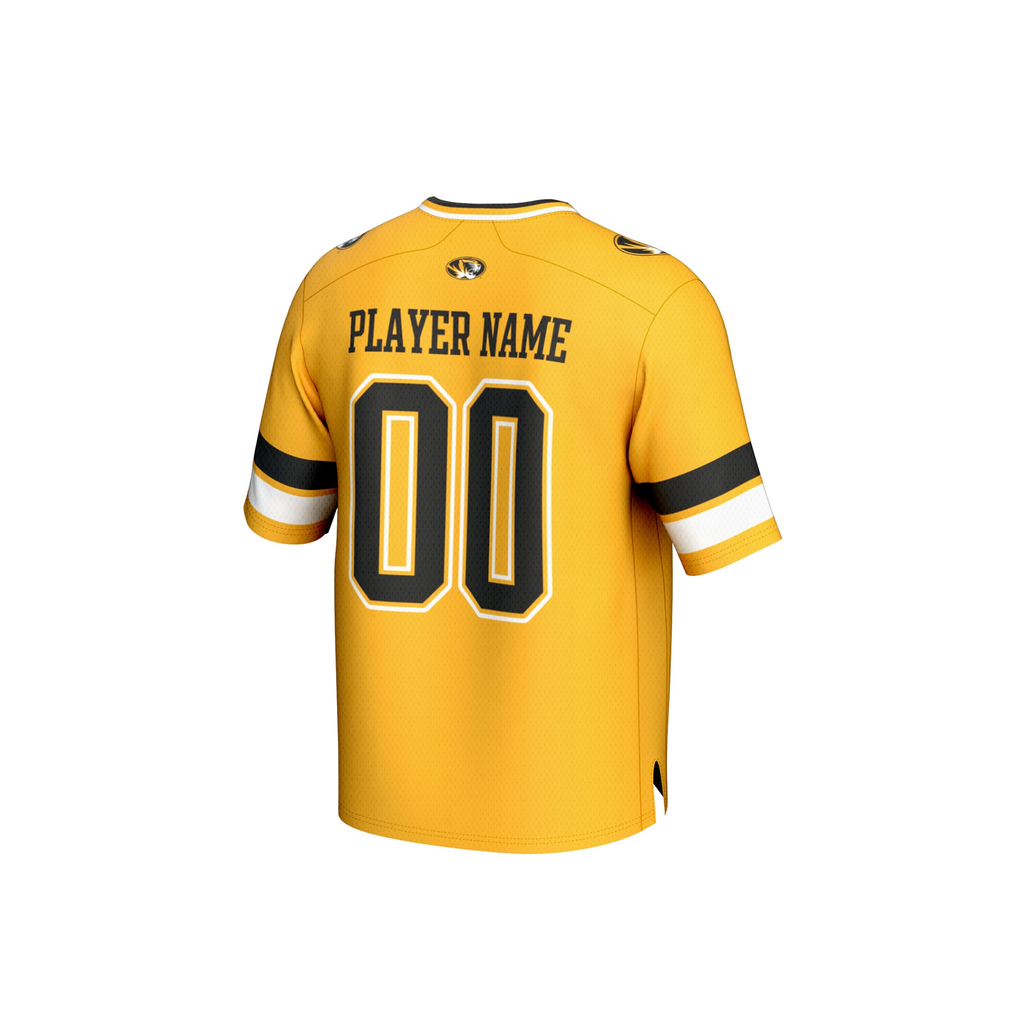 [NJP] Missouri Tigers GameDay Greats Youth NIL Pick-A-Player Football Fashion Jersey - Gold