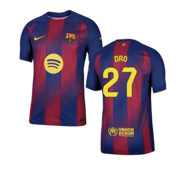 2025-2026 Fcb Authentic Main Jersey (dro 27) - Fan Design