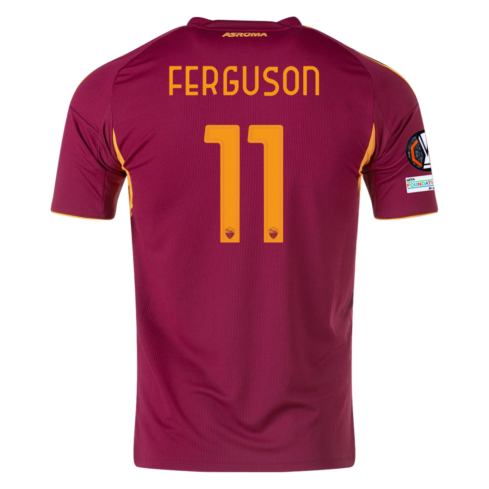 AS Roma Ferguson 2025-2026 UEL Home Jersey – Authentic Shirt