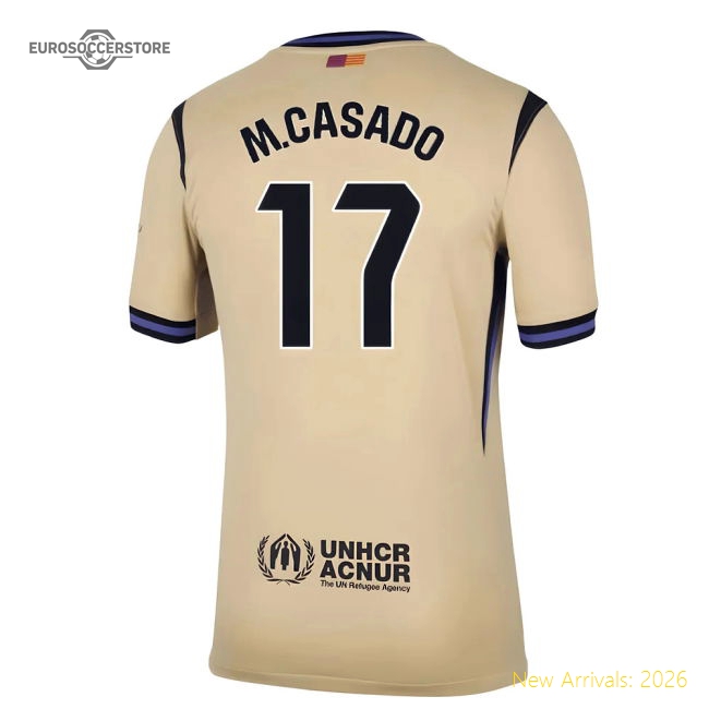 Premium Authentic 2025-2026 Barcelona Away Shirt (M.Casado 17)
