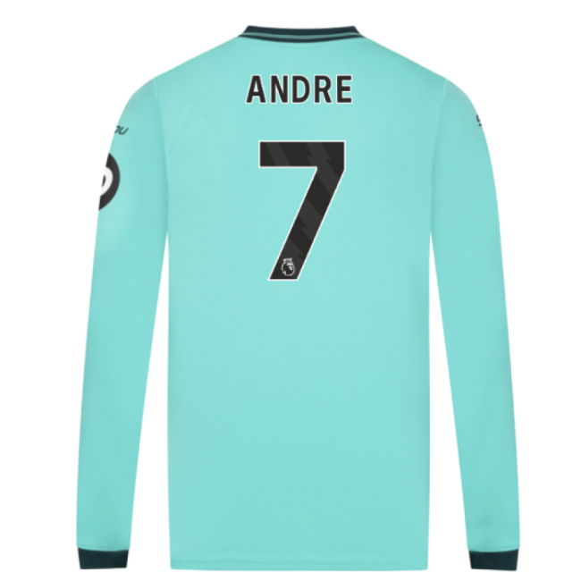 Stretchable Cost-Effective 2025-2026 WOL Away EPL Shirt Andre 7 A#517